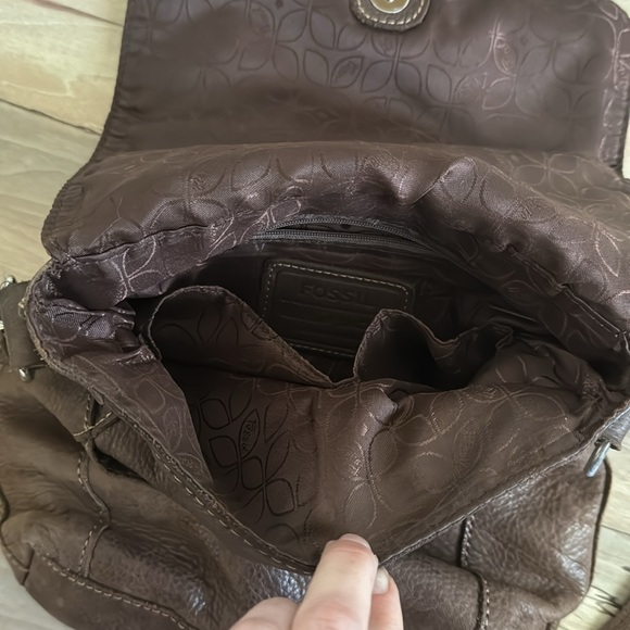 Fossil Leather Shoulder Bag - Picture 3 of 7